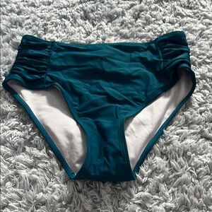 Teal High-Waisted Bikini Bottoms
